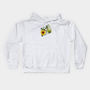 Spring Musings - Sunflower 3 Kids Hoodie